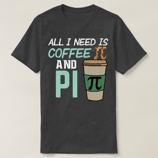 Camiseta Só Preciso De Café PiZza (Frente do Design)