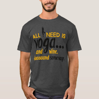Camiseta Só preciso de ioga