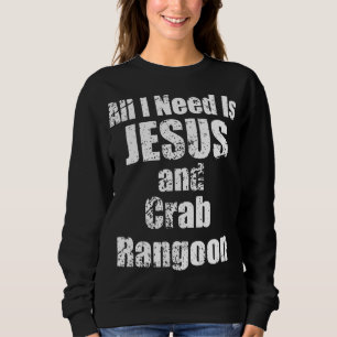 Camiseta Só preciso de Jesus e Crab Rangoon