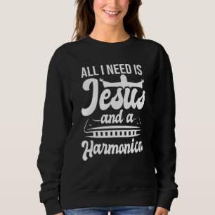 Camiseta Só Preciso De Jesus E Um Jogador Harmonica Harmoni