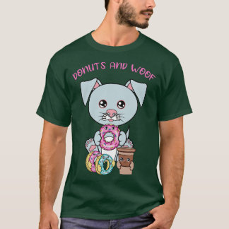 Camiseta Só preciso de rosquinhas e cães rosquinhas e cães