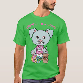 Camiseta Só preciso de rosquinhas e cães rosquinhas e cães