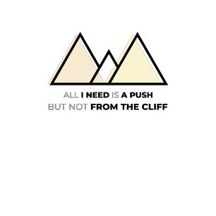 Camiseta Só preciso de um empurrão