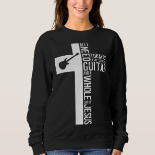 Camiseta Só Preciso De Violão E Jesus Guitarista Cristão.