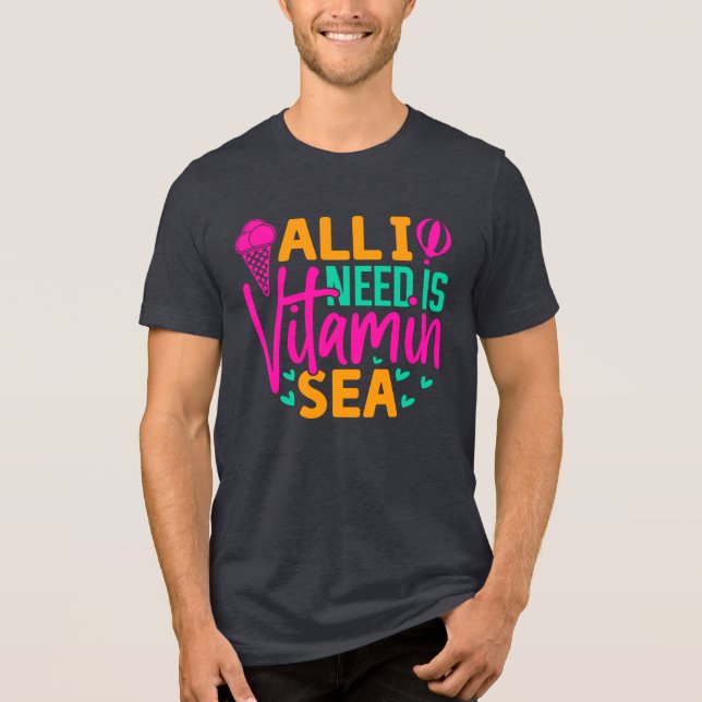 Camiseta Só preciso de Vitamina Sea-54801 (Frente)