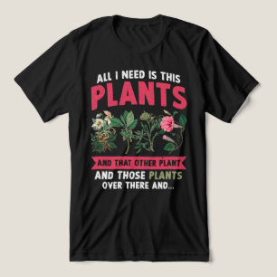 Camiseta Só Preciso Destas Plantas.