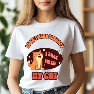 Camiseta Só Preciso Do Meu Gato