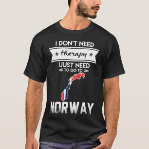 Camiseta só preciso ir para a noruega