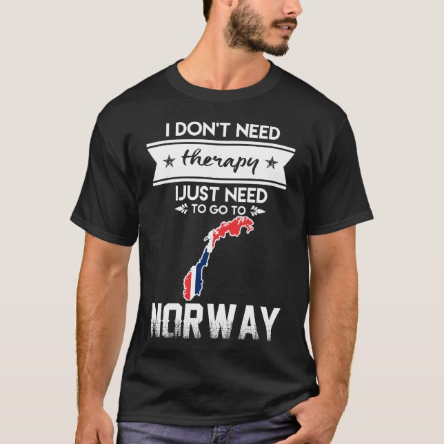 Camiseta só preciso ir para a noruega (Frente)