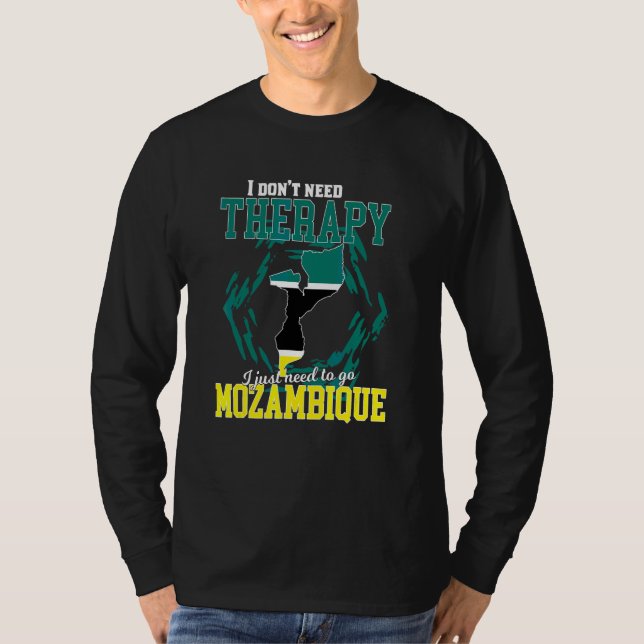 Camiseta Só Preciso Ir Para Moçambique (Frente)