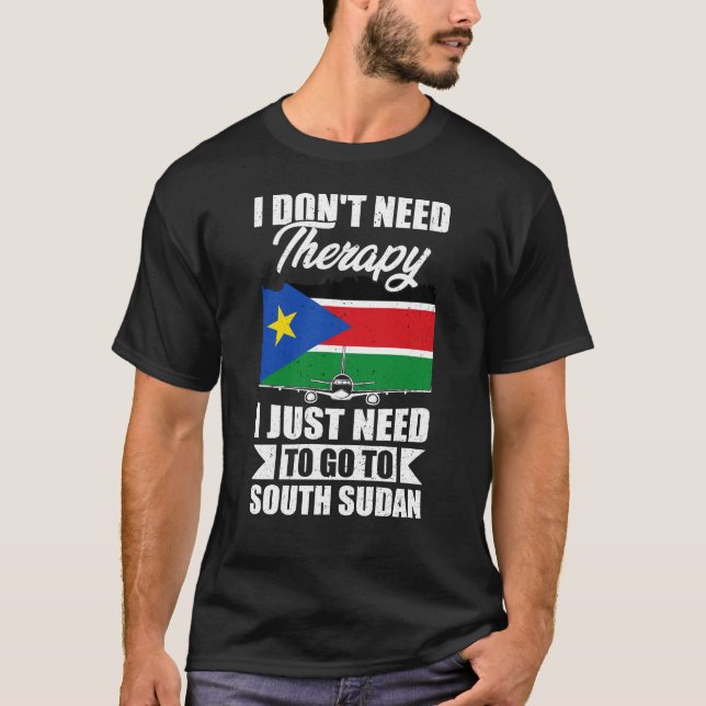 Camiseta Só preciso ir para o Sudão do Sul (Frente)