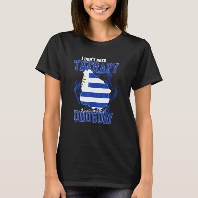 Camiseta Só Preciso Ir Para o Uruguai (Frente)