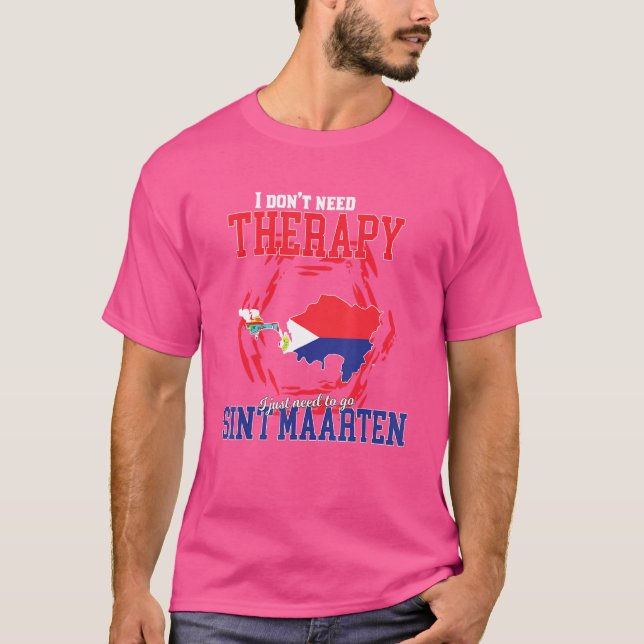 Camiseta Só Preciso Ir Para Sint Maarten (Frente)