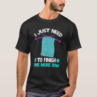 Camiseta Só Preciso Terminar Mais Um Crochet De Filas
