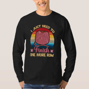 Camiseta Só Preciso Terminar Mais Um Crochet De Filas 3