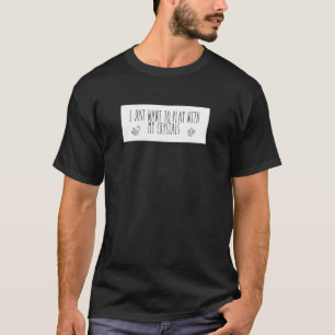Camiseta Só Quero Brincar Com Minha Testemunha Cristal E S