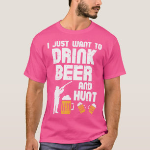 Camiseta Só Quero Caçá-Lo Engraçado Caçando Pai De Caçador