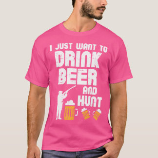 Camiseta Só Quero Caçá-Lo Engraçado Caçando Pai De Caçador 