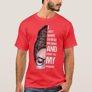 Camiseta Só Quero Ler Meus Livros, Lendo O Livro