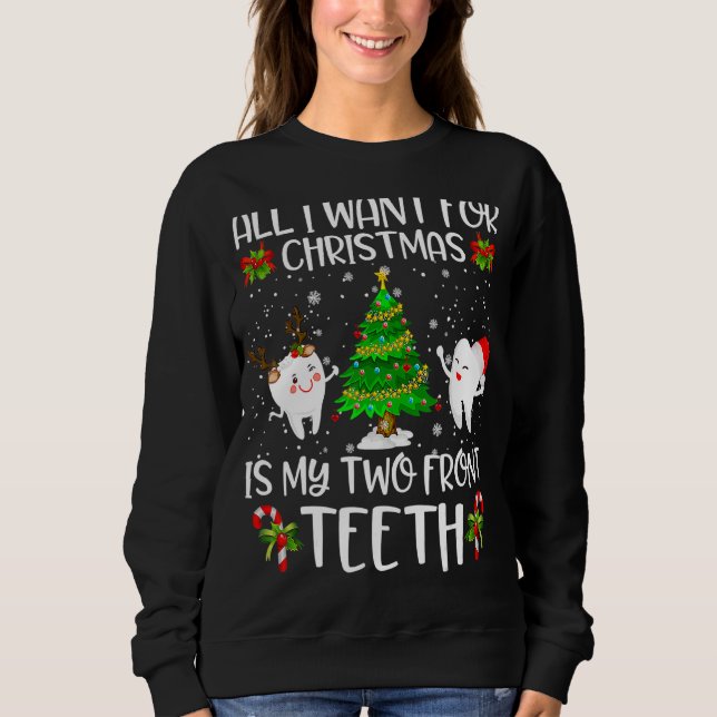 Camiseta Só Quero O Natal Dos Meus Dois Dentes Da Frente 4 (Frente)