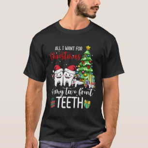 Camiseta Só Quero O Natal É O Meu Filho De Dois Dentes.