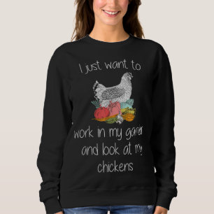 Camiseta Só Quero Trabalhar No Meu Jardim E Olhar Para O Me