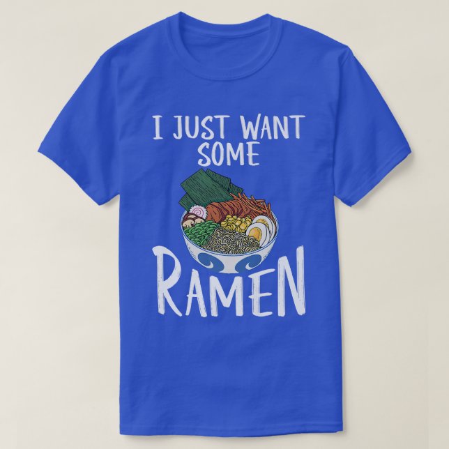 Camiseta Só Quero Um Ramen 263 (Frente do Design)