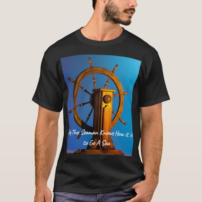 Camiseta Só Seaman Sabe Como É Ir A Um Mar (Frente)