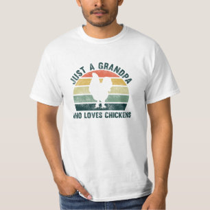 Camiseta Só Um Avô Que Ama Galinha Brahma
