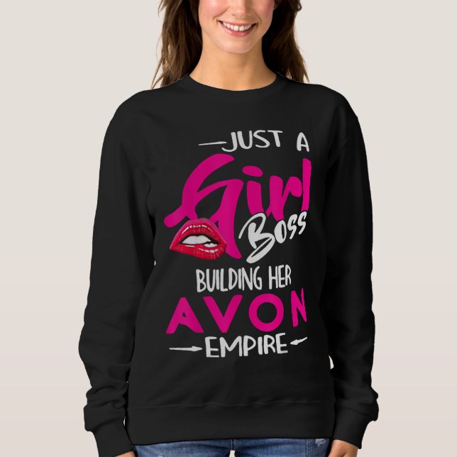 Camiseta Só Um Chefe De Menina Construindo Seu Império Avon (Frente)