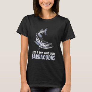Camiseta Só um garoto que ama Barracudas Barracuda