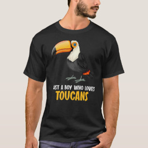 Camiseta Só um garoto que ama o Toucans Toucan