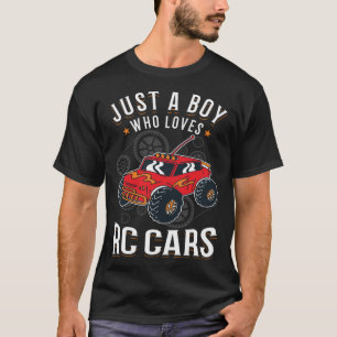 Camiseta Só um garoto que ama RC Carros Boy