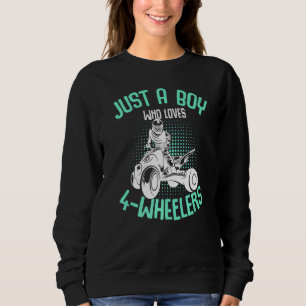 Camiseta Só Um Menino Que Ama 4 Rodas Atv Quad Boys