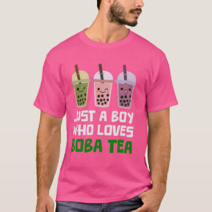 Camiseta Só Um Menino Que Ama Boba Tea Sweet Tapioca