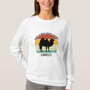 Camiseta Só um menino que ama camelos