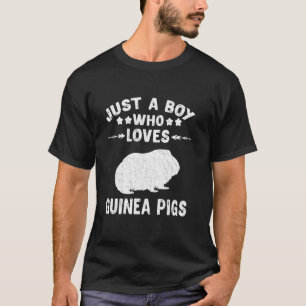 Camiseta Só Um Menino Que Ama Guiné Pigs Guiné Pig
