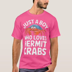 Camiseta Só Um Menino Que Ama Hino Caranguejo Engraçado Her