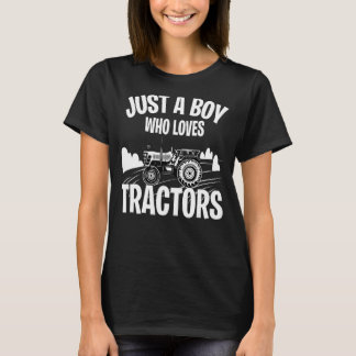 Camiseta Só um menino que ama os tratores 1