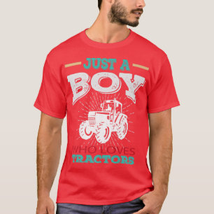 Camiseta Só Um Menino Que Ama Tracto Farmador Futuro