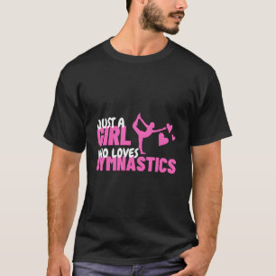 Camiseta Só Um Que Adora A Gymnastics A Tumbling