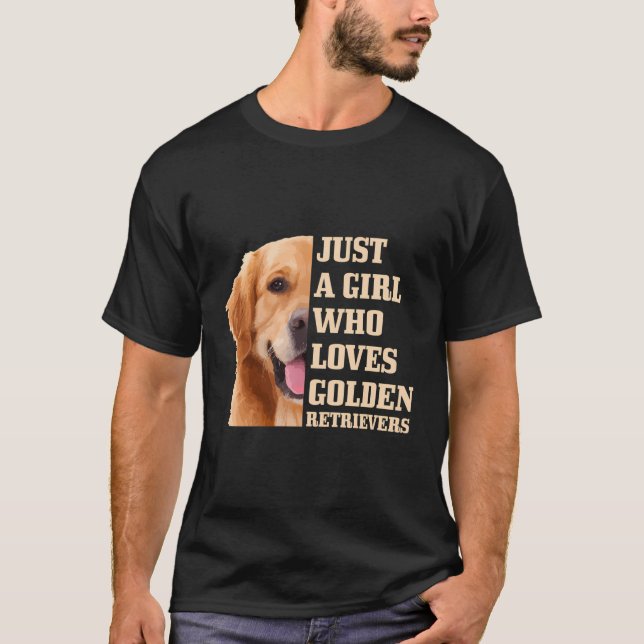 Camiseta Só Um Que Adora Ouro Cachorro De Retriever Mãe (Frente)