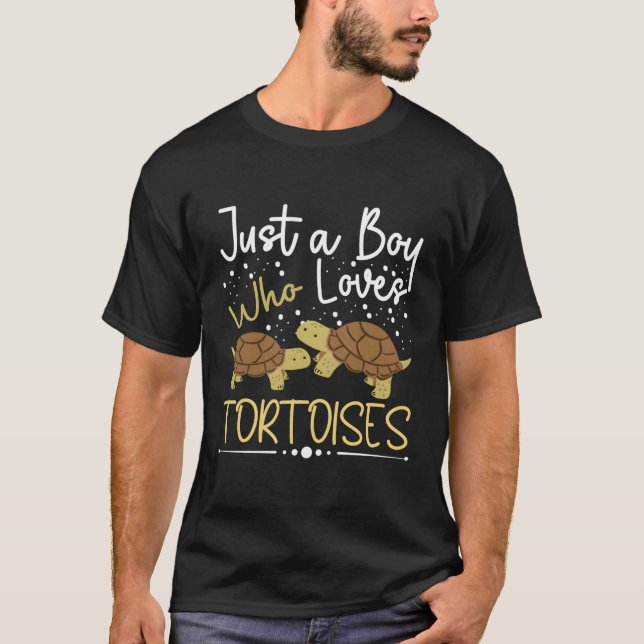 Camiseta Só Um Que Adora Tortoises Réptil Turtle (Frente)