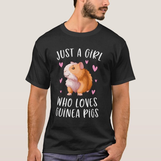 Camiseta Só Um Que Ama A Guiné Pigs Cavy Para (Frente)