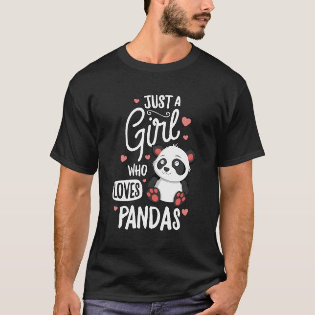 Camiseta Só Um Que Ama O Urso Pandas (Frente)