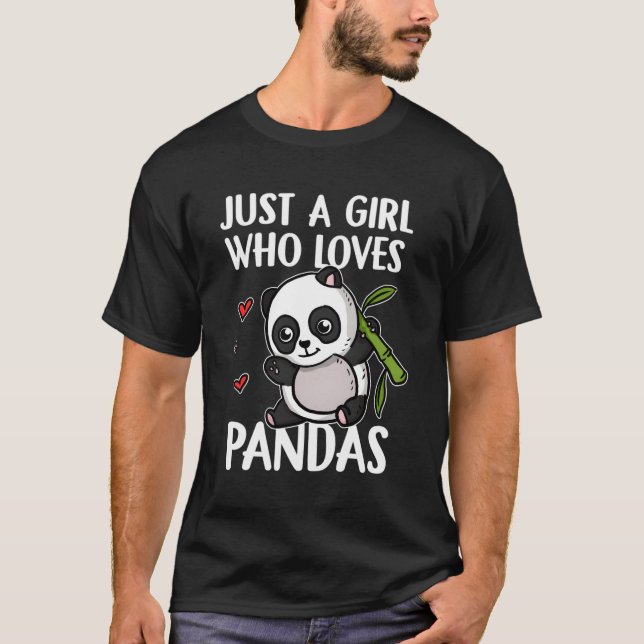 Camiseta Só Um Que Ama Pandas Panda Bear Panda (Frente)