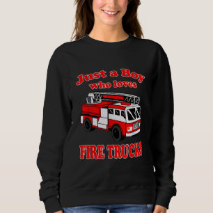 Camiseta Só Um Rapaz Que Adora Bombeiros & Toddler Bombeir
