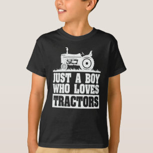 Camiseta Só um rapaz que ama Fazenda de tratores