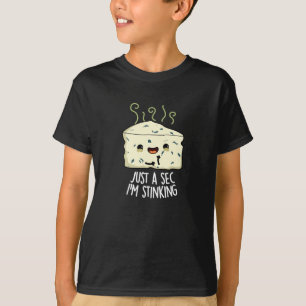 Camiseta Só um segundo, estou cheirando queijo Engraçado, P