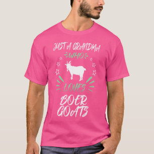 Camiseta Só Uma Avó Que Ama Boer Goats